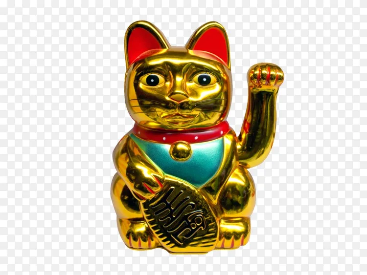 猫科马内基-奈科-马内基透明背景PNG图片素材免费下载_图片编号111387