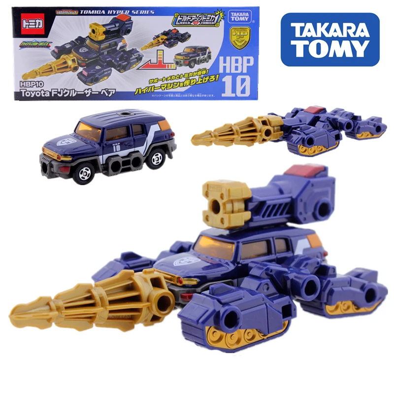 

Takara Tomy Tomica Action Figure Speed Rescue Kids Gifts Doll Toys Transformation Red Robot HBP08 Tank Car Model
