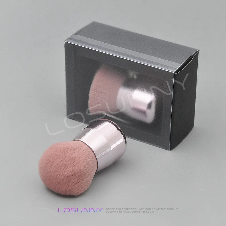 1Pcs High Quality Face Makeup Brush Round Pink Foundation Powder Brush Art Paint Brush Theatre Makeup