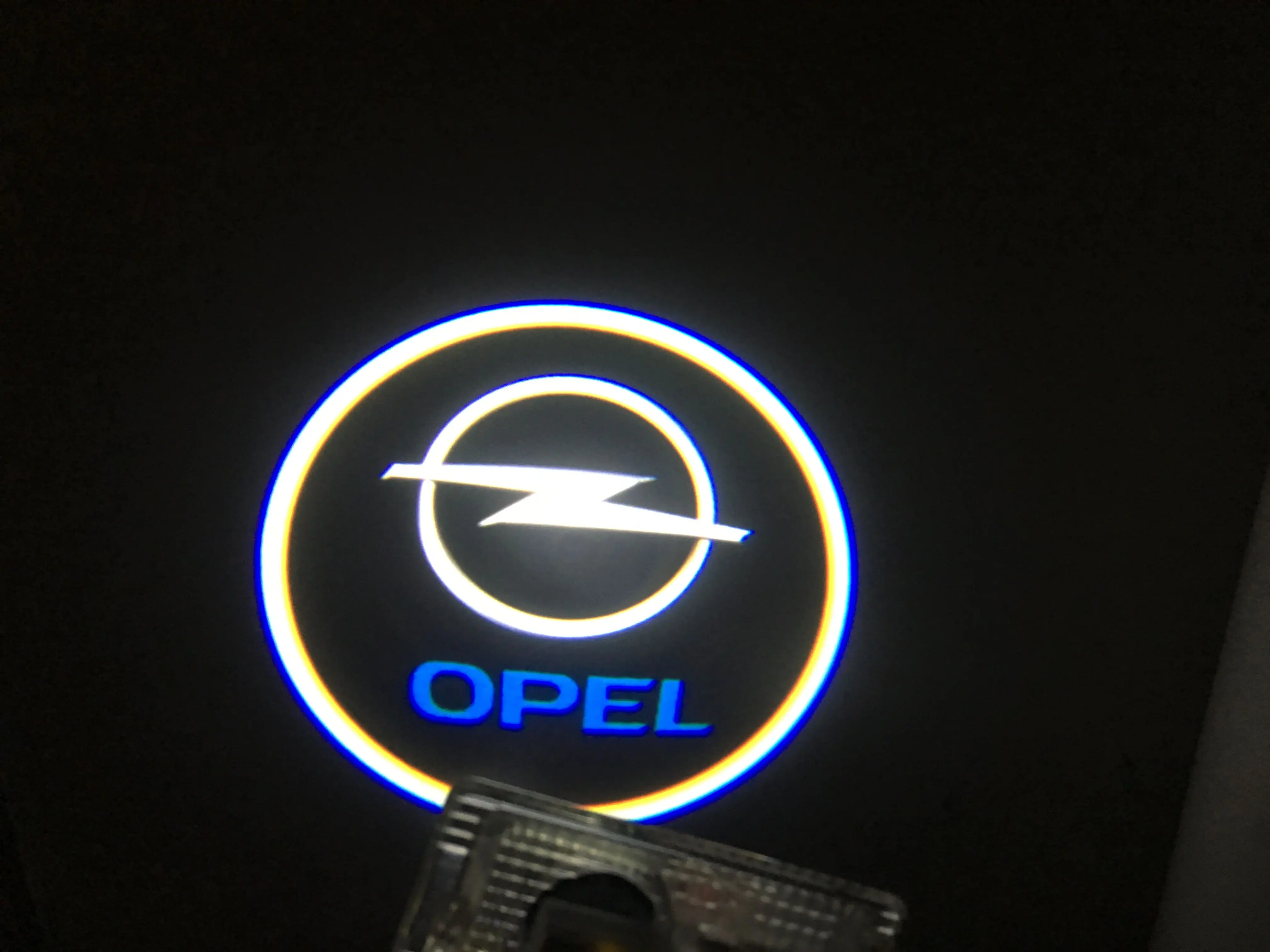 2X автомобиля светодиодный Дверь Добро пожаловать логотип лазерный проектор Ghost Shadow светильник для Opel Insignia A B 2009 2010 2011 2012- логотип Opel светильник s - Испускаемый цвет: Цвет: желтый