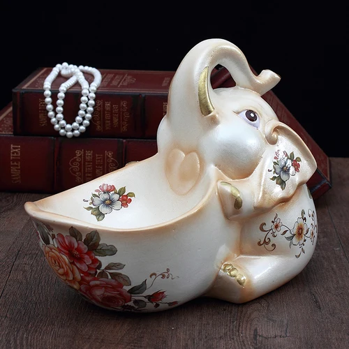 Креативные украшения для крыльца Lucky Crafts винный шкаф обувной ключ для шкафа пульт дистанционного управления хранение Маленький слон аксессуары для дома - Цвет: Sitting-E