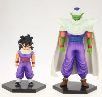 

Dragon Ball Z 2Pcs/Set Piccolo & Gohan Battle Cloakd Ver. Bick Brush Goku Saiyan PVC Figure DBZ Collection Model
