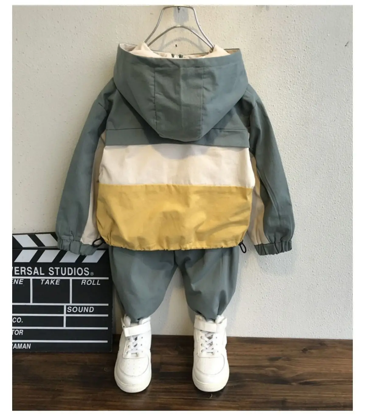 Plus Velvet Boys Girls Set(Hoodies+Pant)warm Winter Clothing Baby Autumn Korean Version Fashion Letter Set New