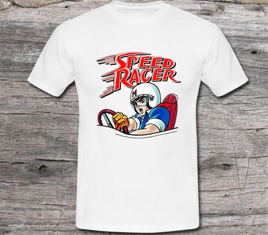 Speed Racer Vintage Cartoon Tee T-Shirt For Men'S Tshirt Size S To 3Xl New Unisex Funny Tops Shirt | Мужская одежда