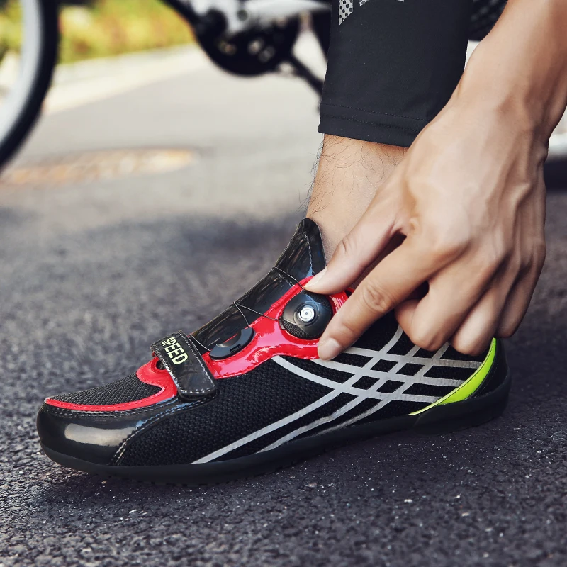 Cycling shoes road sapatilha ciclismo mtb muntain bike athletic bicycle Non-lock cycling men sneakers women breathable shoes