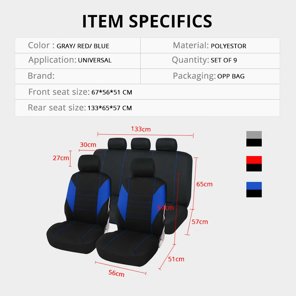 Partol-BLACK-Gauze-2pcs-pack-Universal-Fit-Car-Windows-Side-Curtains-with-Holes-Automobile-Front-Rear 