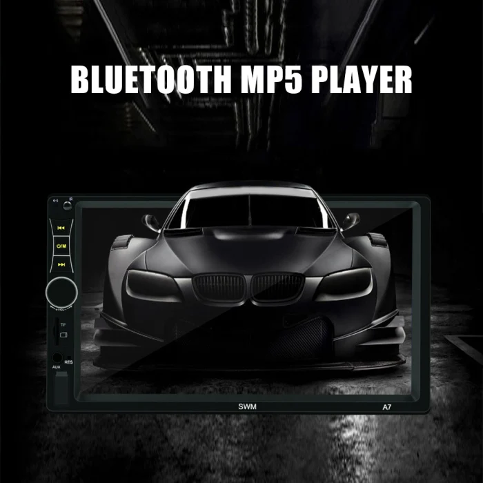 7 дюймов Автомобильный MP5 плеер Bluetooth стерео USB AUX FM сенсорный экран дистанционное управление радио GV99
