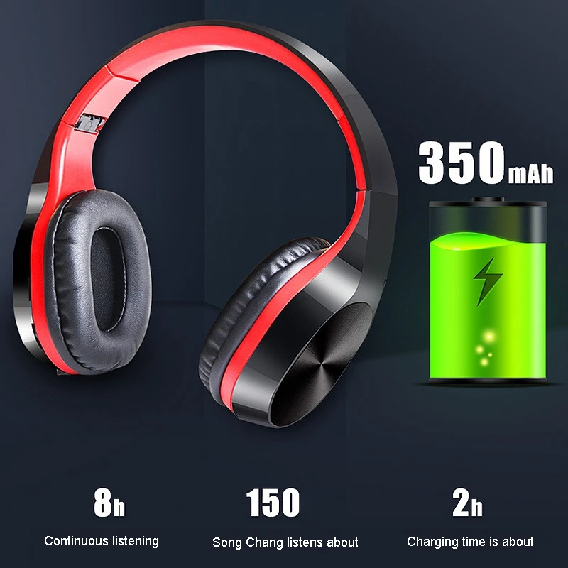 T5 HiFi Active Noise Cancelling Wireless Headphones Bluetooth 5 0 Earphones over Ear Collapsible Headset With Microphone for Pho