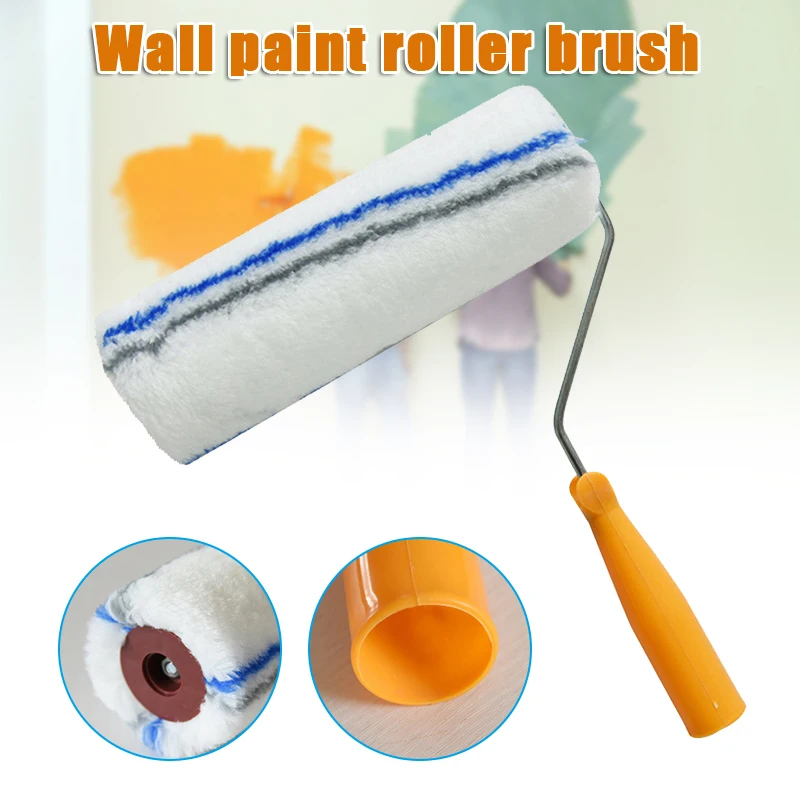 9 Inch Roller Brush Latex Paint Roller Thickened Exterior Wall Paint