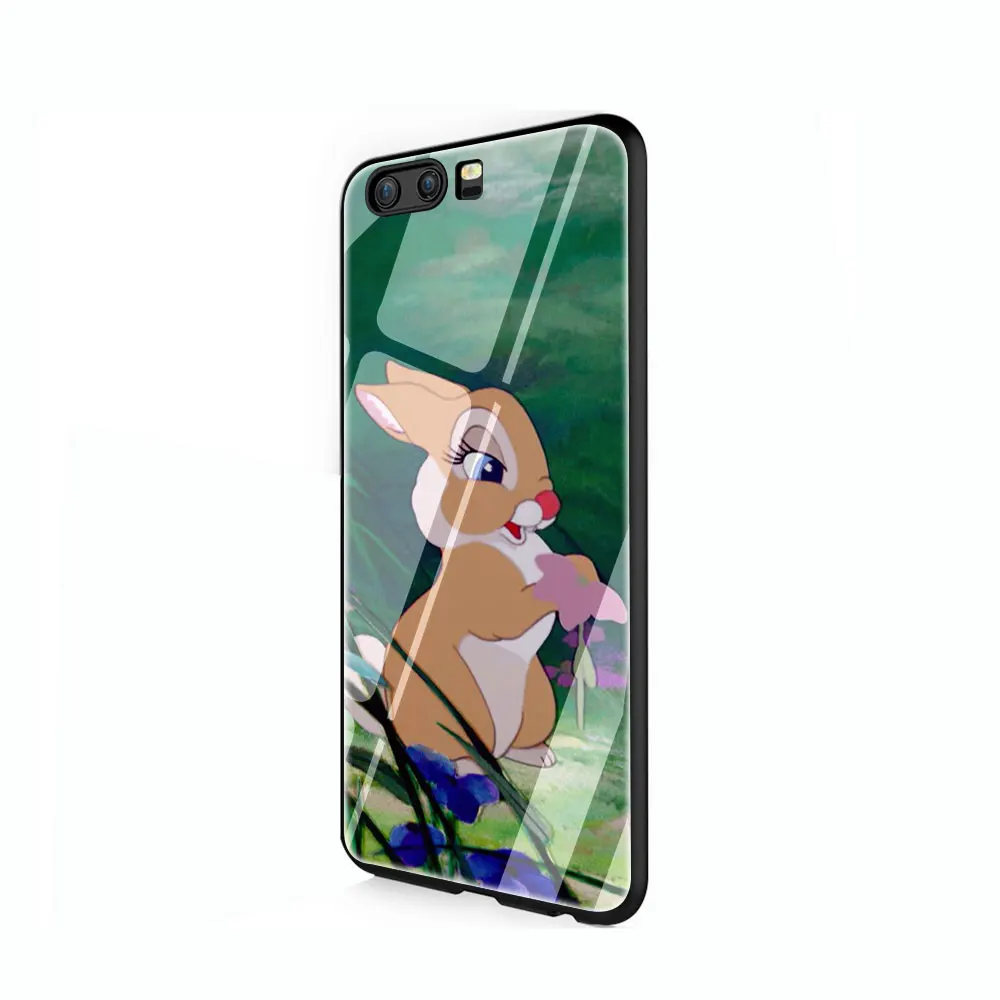 G1 EWAU Bambi Thumper закаленное стекло чехол для телефона huawei mate P 10 20 30 Lite Pro Y9 Honor 8X 7A - Цвет: G1