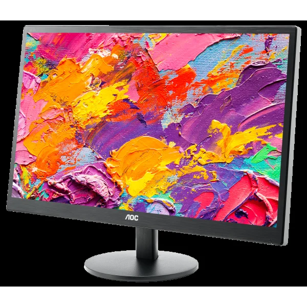 МОНИТОР 23.6" AOC M2470SWDA2 Black(MVA, 1920x1080, 5 ms, 178°/178°, 250 cd/m, 50M:1,+DVI,+MM
