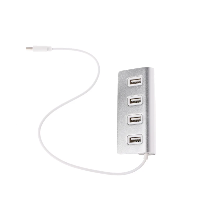 Алюминий 4 Порты и разъёмы USB 2,0 док-станция USB 3,1 Тип C кабель-переходник для iMac MacBook Air