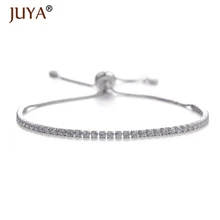 Женские модные чешские камни из кубического циркония браслет женские вечерние свадебные ювелирные изделия Регулируемая цепочка
