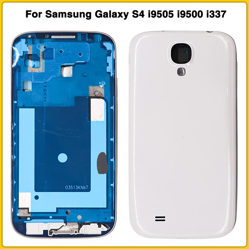 Новый S4 полный корпус чехол для Samsung Galaxy i9505 i9500 i337 батарея задняя крышка Дверь