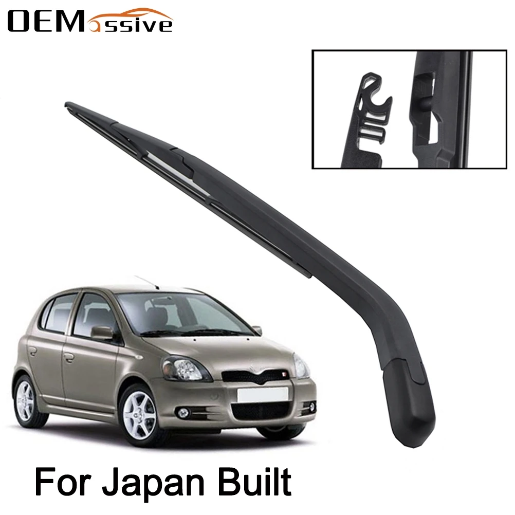 12" Rear Window Windshield Wiper Arm Blade Kit Set For Toyota Yaris