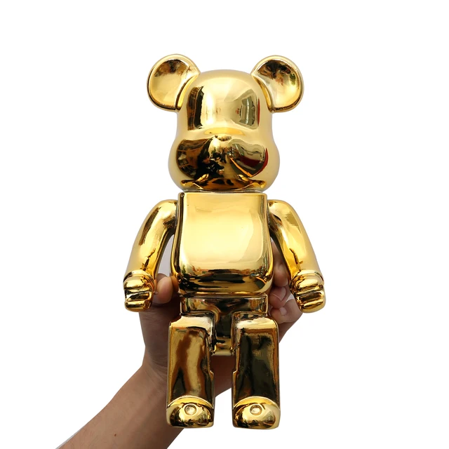 Figurines For Interior 28Cm Bearbrick  400% Be@rbrick  Games Home Decoration Desk Accessories Luxury Living Room Decoration New X-1