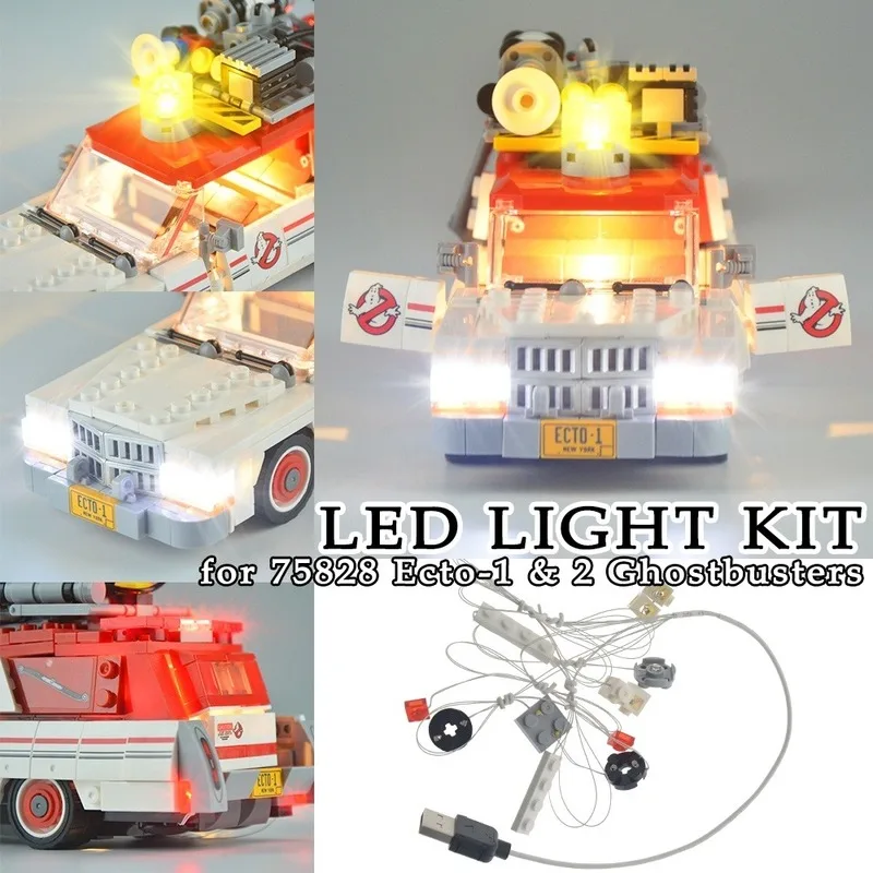 LED Light Kit for 75828 Ghost busters Decoration Moc Building Blocks Toys Bricks Decorative Lights USB Interface | Игрушки и хобби