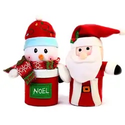 Рождественская Подарочная коробка Рождественская ваза для конфет Санта Клаус Лось Снеговик детские подарочные коробки держатели