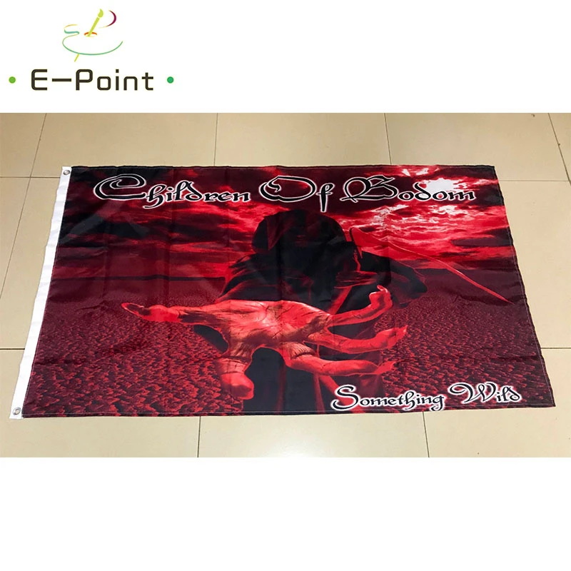 Финляндия дети Bodom Band флаг 2 фута * 3 (60*90 см) 5 футов (90*150 размер рождественские