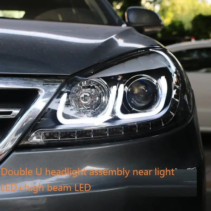 Запчасти в сборе, боковая Поворотная сигнальная лампа Automovil Luces Led Para Auto Drl, автомобильные фары 08 09 10 11 для Volkswagen Lavida