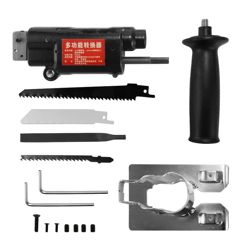 

Hot New Electric Tool Multifunctional Converter Cutter Bit Tool for Jig Saw Sabre Saw File with Handle