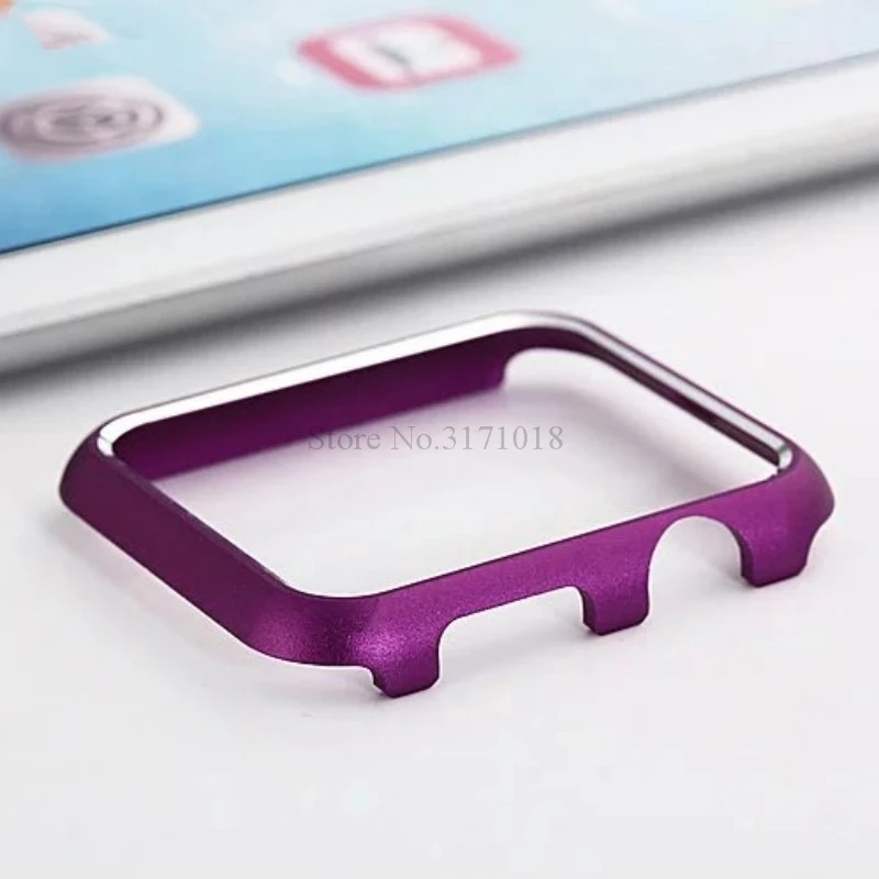 Роскошный металлический корпус для часов чехол Apple Watch Band 38 мм 42 алюминиевый сплав