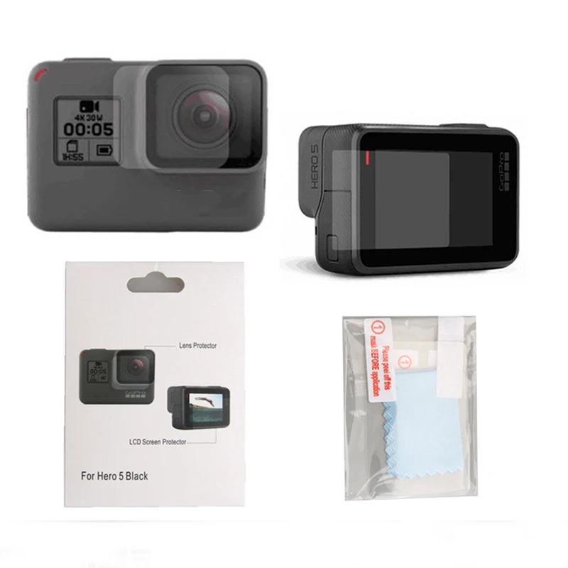 GoPro Спортивная камера пленка ЖК HD экран протектор Пылезащитная пленка для GoPro HERO 7 6 5 Аксессуары для экшн-камеры