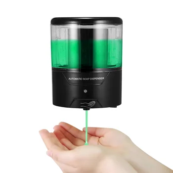 

600ml Soap Dispenser Automatic Touchless Sensor Hand Sanitizer Detergent Liquid Soap Dispenser Wall Mounted For Bathroom Kitchen