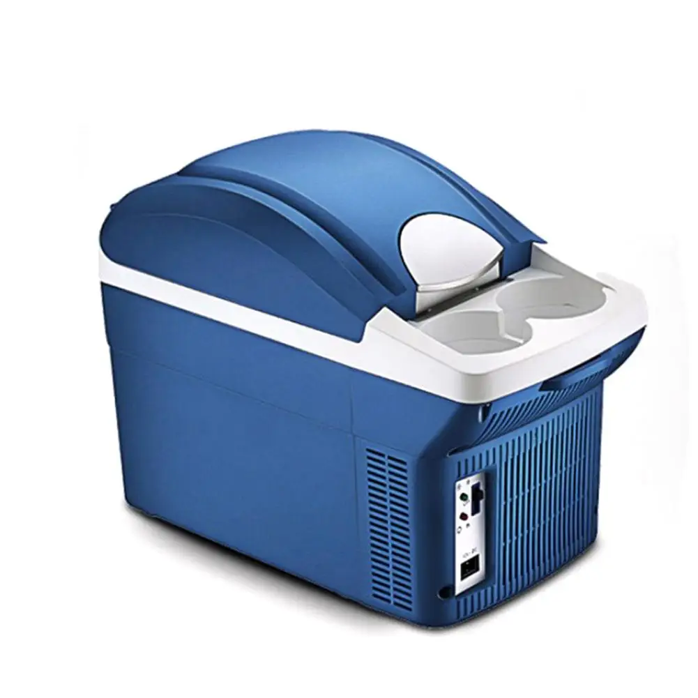 8L Мини Портативный охлаждающий согревающий холодильник морозильная коробка с теплозащитой двойного использования охладитель подогреватель для авто на открытом воздухе пикника путешествия