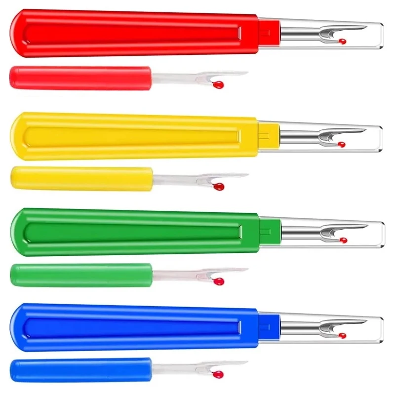 LMDZ 8 Pcs Sewing Seam Ripper and Thread Remover Kit, 4 Big and 4