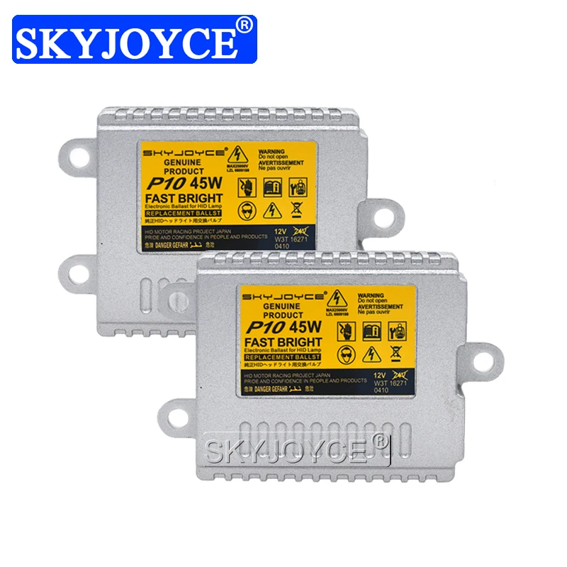 SKYJOYCE 2 шт. AC HID балласт 45 Вт Ксеноновые электронные цифровые блоки зажигания для