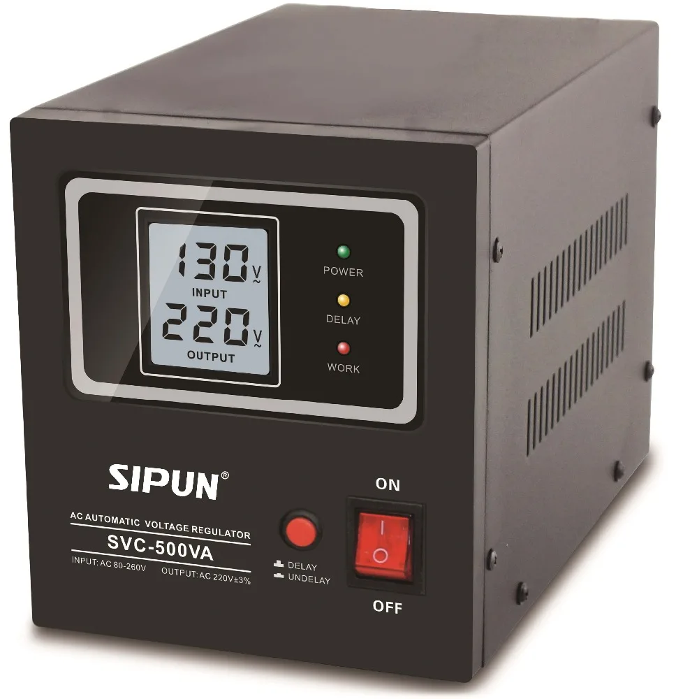 Высокоточный регулятор напряжения серводвигателя серии SVC 0 5 ква/1 кВА/1 кВА |