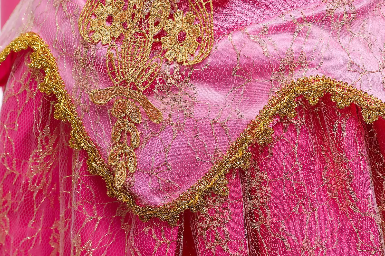Girls Halloween Beauty Aurora Princess Dress Long Sleeves Lace Robe For Kids Gorgeous Carnival Christmas Fancy Party Outfits
