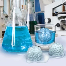 Силиконовая форма для приготовления мороженого в форме мозга, форма для торта, кухонные приспособления для выпечки своими руками вечерние барные формы для напитков