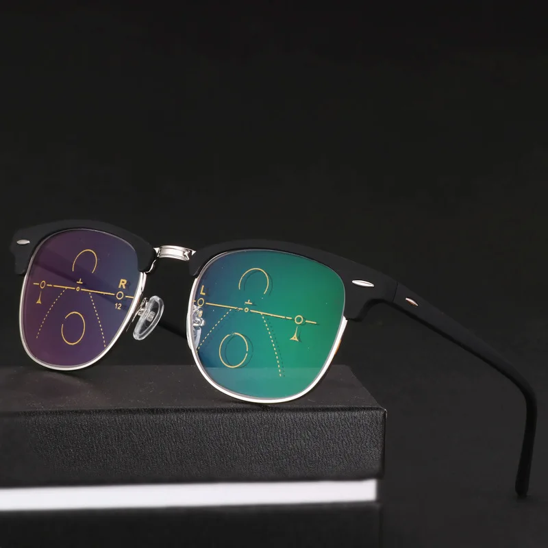 

Vintage Eyewear Smart Zoom Asymptotically Progressive Reading Glasses Men Women Presbyopia Hyperopia Multifocal Glasses