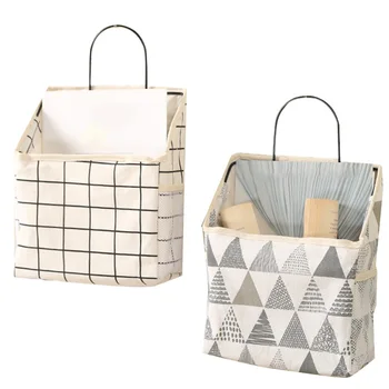 

2Pcs Wall Hanging Storage Bag Large Capacity Wardrobe Durable Hanging Storage Bag
