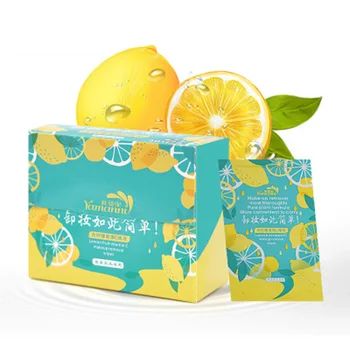 

Lemon Vitamin C Essence Makeup Remover Wipes Disposable Makeup Removal Wet Wipes ZGOOD