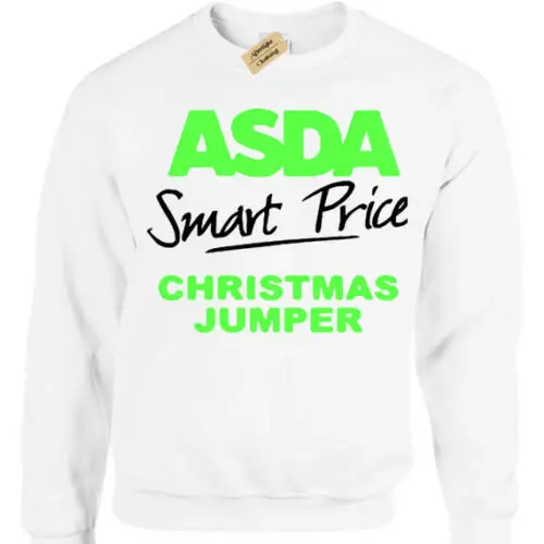 Asda Smart Price Jumper Mens Funny Xmas 