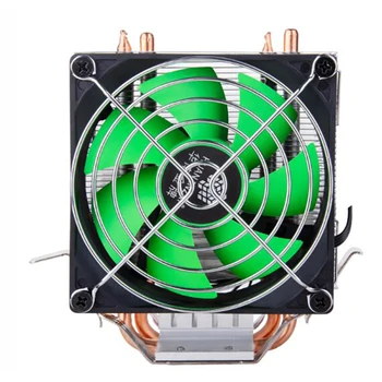 

4PIN PC Fan HUANANZHI A300 2 Heat Pipe CPU Fan Radiator Cooler Heat Sink For Intel 115X 1366 2011 AMD Platform 90mm PWM