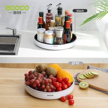 ECOCO 360 stopni obrotowy stojak do przechowywania kuchnia Box przyprawy organizator półka olejoodporne antypoślizgowe Cook pomocnik dostaw uchwyt nowy