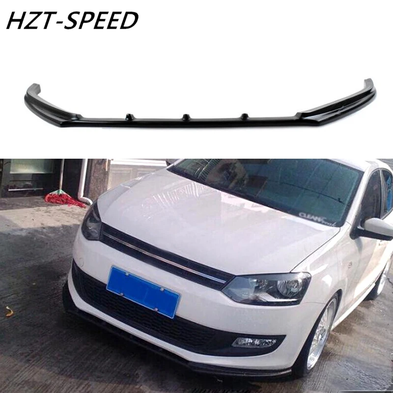 2012- Автомобильный протектор бампер передняя губа для VOLKSWAGEN POLO GTIR стиль автомобиля FRP передняя губа