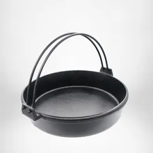 Японский стиль чугунный Сукияки тушеный Говяжий Суп горячий горшок тушеный горшок старомодный сырой чугун тушеная сковорода индукционная плита