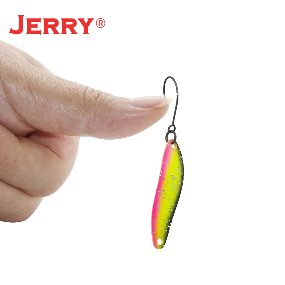 Jerry Andromeda 5g Micro Trout Metal Spoon Spinning Lure Artificial Glitter Casting Talling Hard Lures Lake Stream River Bait