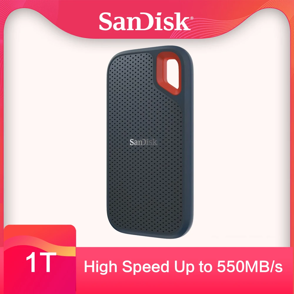 Двойной Флеш-накопитель SanDisk SSD USB 3,1 Тип C 500 м/с 250 ГБ 500 1 ТБ 2 ТБ внешний твердотельный жесткий диск hdd внешний жесткий диск driv для ноутбуков, mac системы