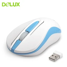 Delux M137GX, беспроводная мышь, мини, офисная, USB, оптическая, компьютерная мышь, маленькие мыши, 1000 dpi, эргономичная игровая мышь для настольного ноутбука