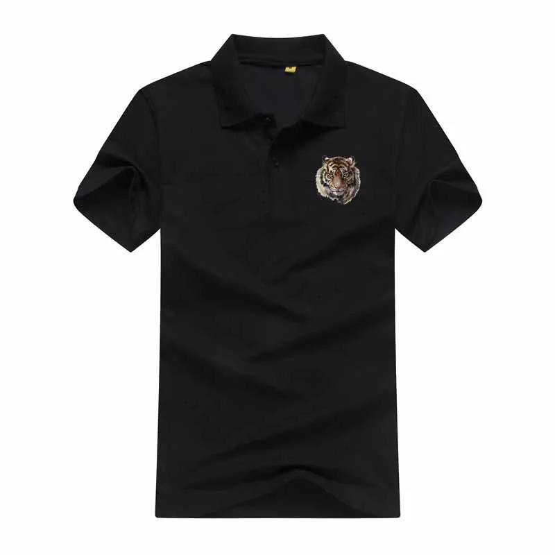 Mens Polo Shirts Tiger Head Pattern of Chao Brand Men Polos Men Cotton Short Sleeve shirt Clothes jerseys Golf Tennis Polos Big Mens Polo Shirts Tiger Head Pattern of Chao Brand Men Polos Men Cotton Short Sleeve shirt Clothes jerseys Golf Tennis Polos Big