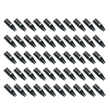 

50Pcs/Set Archery Pin Arrow Nock for Recurve Bow Compound Bow Arrow Hunting 8mm
