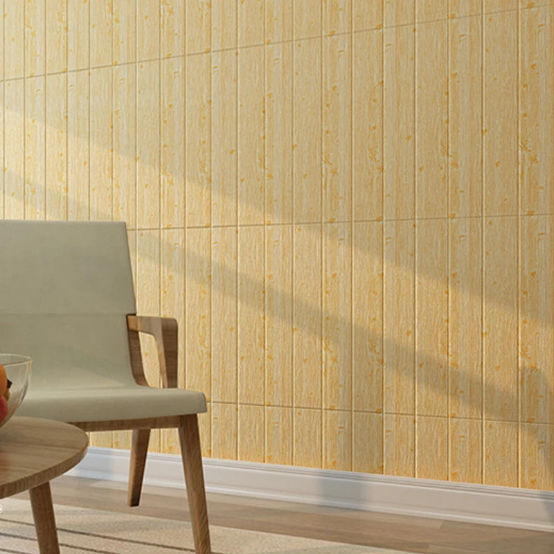 DIY 3D стикер на стену самоклеющиеся водоотталкивающие обои ТВ фон дерево зерна гостиной настенные декоративные Стикеры для спальни