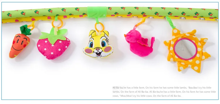 Kaki Beit Super Soft Rabbit Kitten Chickens Game Mat Game Blanket Baby Crawling Mat Crawling Blanket Baby Toy