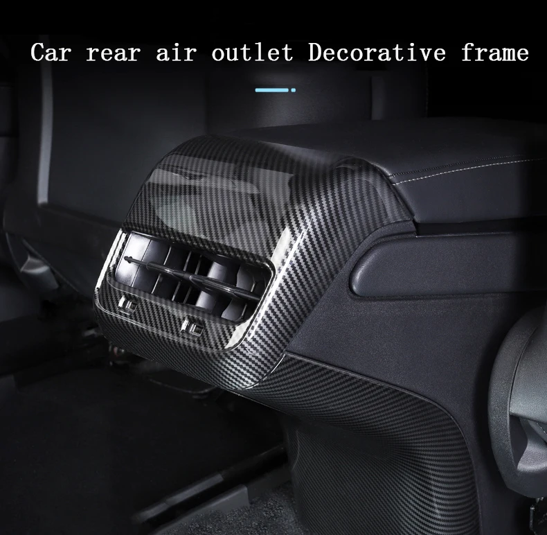 特斯拉model3后排出风口1